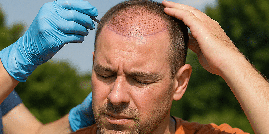 hårtransplantation på sommar vs vinter